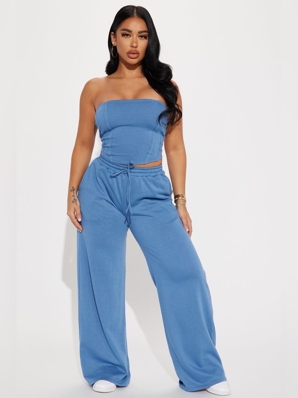 Favorite Moment Pant Set - Blue. Worn once.